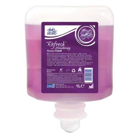 SAVON MOUSSE DEB RELAX FOAM WASH R.RLX1L EN 6X1L (ex.DETENTE R.PUD601