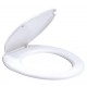ABATTANT WC BLANC PLASTIQUE R.171