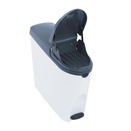 RECEPTACLE HYGIENE FEMININE 20L LADYBOX BLANCHE A PEDALE R.899865