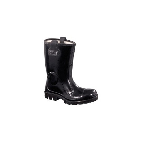 BOTTE PVC SECURITE FOURREE S5 SRC PVC/NITRILE NOIR DU 39 AU 47