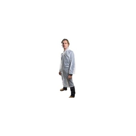 BLOUSE POLYETHYLENE BLANCHE VISITEUR ECO R.50.001 20 PAQUETS DE 10