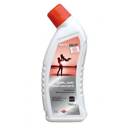 DETARTRANT DESINFECTANT WC GEL ECO'ACT EN 750ML