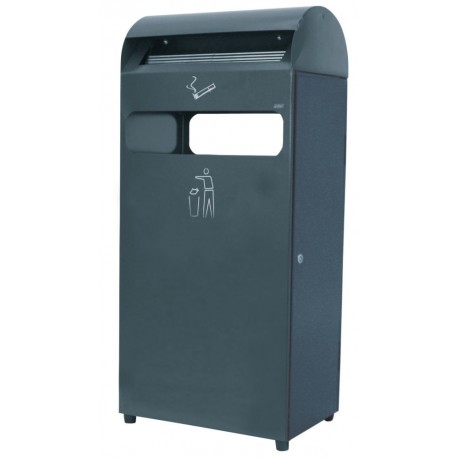 CENDRIER EXTERIEUR 4.7L+POUBELLE 48L ANTHRACITE R.8991082