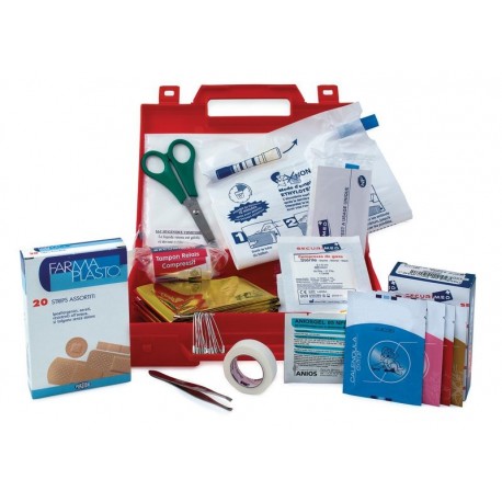 TROUSSE DE SECOURS PLASTIQUE URGENCE 10 PERSONNES