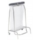SUPPORT SAC POUBELLE 110L COLLECTEUR A CLAPET INOX R.59480