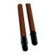 MANCHE BOIS 1M30 DIAMETRE 24 DOUILLE VIS VERNIS R.150