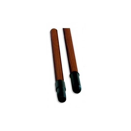 MANCHE BOIS 1M30 DIAMETRE 24 DOUILLE VIS VERNIS R.150