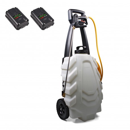 PULVERISATEUR 30L ELECTRIQUE 2 BATTERIES SUR CHARIOT SAMOURAI R.566.0