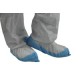 SURCHAUSSURE POLYPRO BLANCHE SEMELLE PVC BLEU R.10.012LONG X200 PAIRE