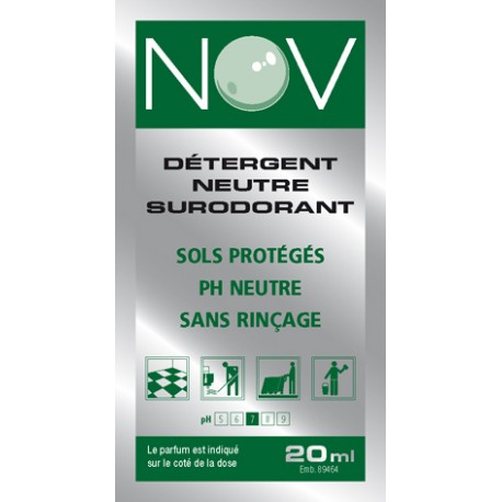 DETERGENT MULTI-SURFACES 2D NEUTRE DOSE 20ML LAVANDE X25