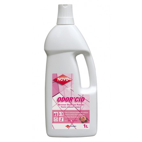 NETTOYANT SANITAIRE NOVO ODORCIDE PARFUM FLEURI EN 12X1L