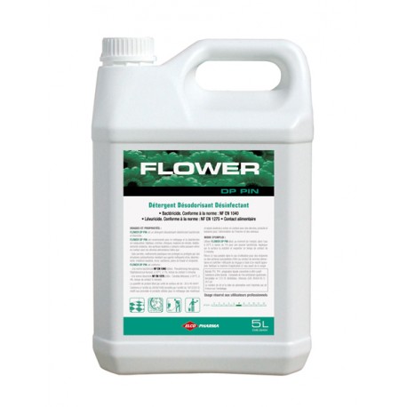 DETERGENT DESINFECTANT BACTERICIDE FONGICIDE FLOWER DP PIN EN 2X5L