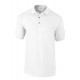 POLO GILDAN HEAVY PIQUE SPORT BLANC R.563.09 DU S AU XXL