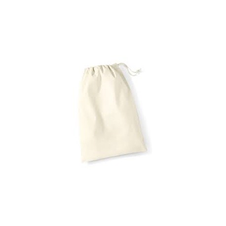 SAC A LINGE 100% COTON 40X50CM T.L NATUREL