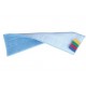 FRANGE MICROFIBRE 40X12CM VELCRO BLEUE TRAPEZOIDALE X20