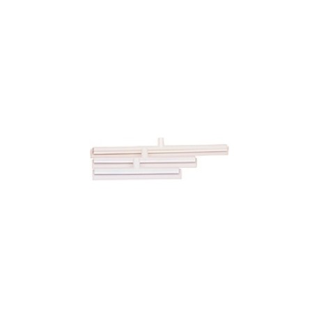 RACLETTE SOL POLYPROPYLENE 50CM BLANCHE ALIMENTAIRE DOUILLE VIS R.506