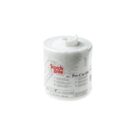 ROULEAU BLANC SCOTCH BRITE 4 METRES 3M690 PREDECOUPE R.12008