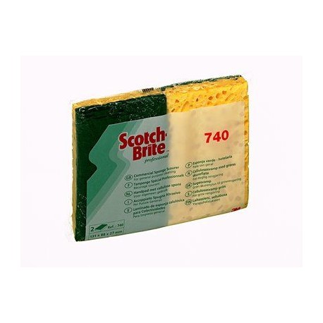 TAMPONGE SCOTCH BRITE VERT 3M740 131X88X27 R.10082 