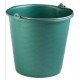 SEAU 12L ROND PLASTIQUE VERT R.377 X25