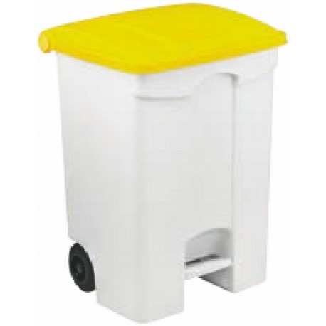 POUBELLE 45L JAUNE 590X405X392MM R.AL101456