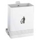 POUBELLE 25L MURALE METAL 40X30X19CM R.AL71900