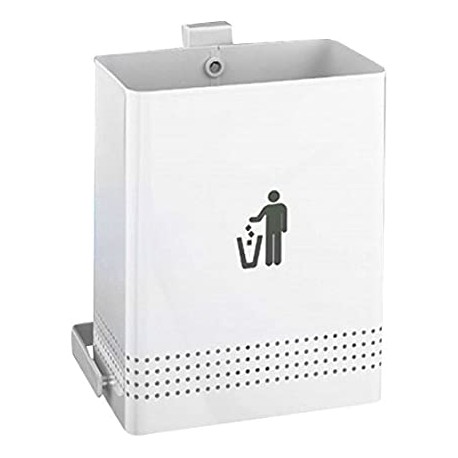 POUBELLE 25L MURALE METAL 40X30X19CM R.AL71900