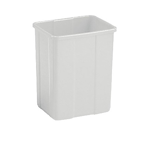 POUBELLE 25L BLANCHE PLASTIQUE SANS COUVERCLE R.0708169/BL