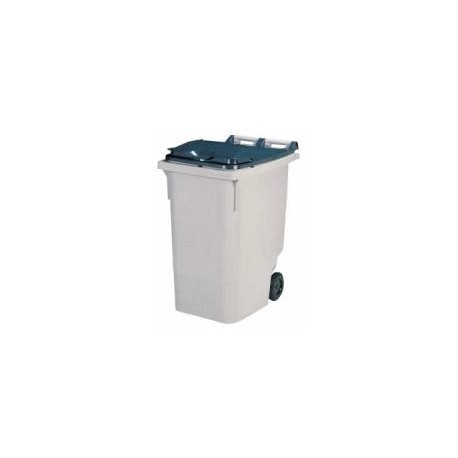 CONTAINER 0340L GRIS/COUVERCLE COULEUR SANS BARRE VENTRALE