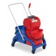 CHARIOT LAVAGE FRED TIMON RILSAN AVEC SEAU 2X15L+PRESSE ROULEAU