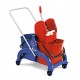 CHARIOT LAVAGE FRED TIMON RILSAN AVEC SEAU 2X15L+ PRESSE MACHOIRE