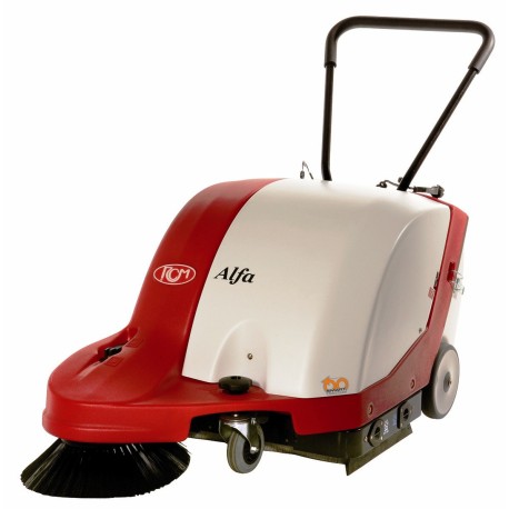 BALAYEUSE AUTOTRACTEE ALFA E AVEC BATTERIE LARGEUR 70CM