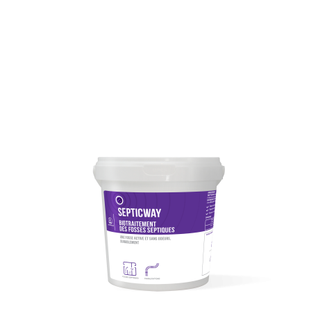 BIOTRAITEMENT DES FOSSES SEPTIQUES SEPTICWAY DOSES 12X100GR X4