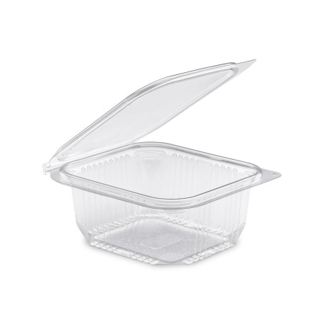 BOITE AVEC COUVERCLE CHARNIERE PLAT CRISTAL 500CC R.X500GC X600