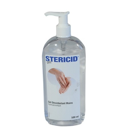 GEL HYDROALCOOLIQUE EN 500ML AVEC POMPE