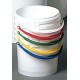 SEAU 3L ROND PLASTIQUE BLANC SANS COUVERCLE R.13534 X40