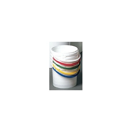 SEAU 3L ROND PLASTIQUE BLANC SANS COUVERCLE R.13534 X40